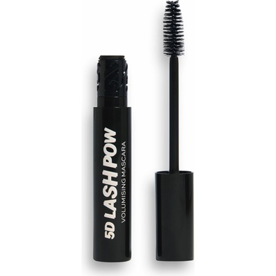 Makeup Revolution London 5D Lash Pow Extreme Volume Mascara řasenka pro maximální objem řas Super Black 12,2 ml