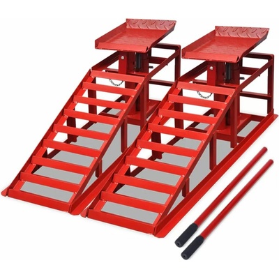 KolorTech™ Hydraulická nájezdová rampa, 2 kusy, Nosnost: 4000kg, Délka: 115cm