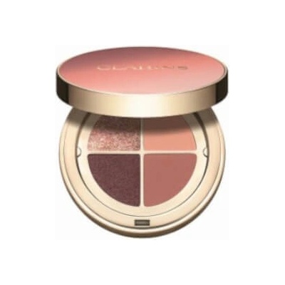 Clarins Ombre 4 Colour Eye Palette paletka očných tieňov pre dlhotrvajúci efekt 08 Amber Gradation 4,2 g