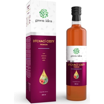 Green idea Dýchacie cesty premium 500 ml