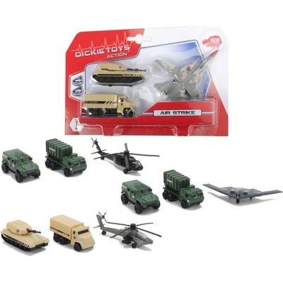Air Strike Vojenská Technika Set 4 druhy