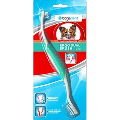 Bogar Bogadent Ergo dual brush Mini oboustranný kartáček na zuby pro psy