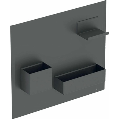 Geberit Magnetická tabule s přihrádkami, 45x39 cm, matná láva - 500.649.JK.2