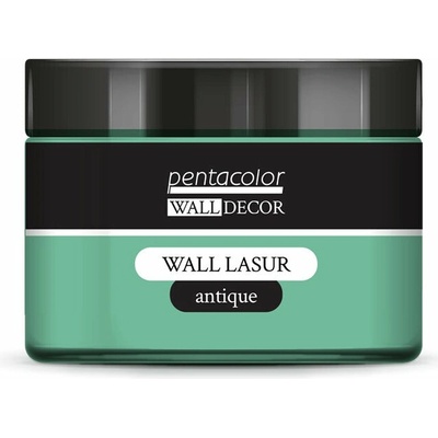 Pentart Wall Decor lazúra s antickým efektom 150 ml Patinová zelená