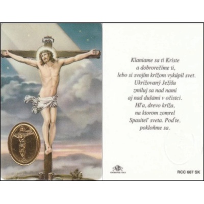 RCC kartička s modlitbou (667)