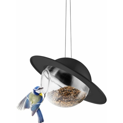 Eva Solo Krmítko pre vtáky Saturn 24 cm čierna nerezová oceľ