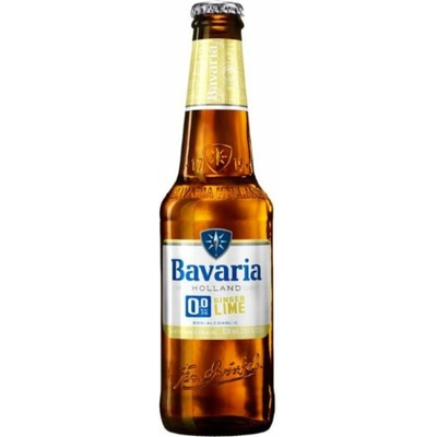 Bavaria Ginger Lime 0% 0,33 l (sklo)