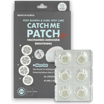 Catch Me Patch Mikroihličkové rozjasňujúce náplasti po akné MICRO BRIGHTENING 12 ks