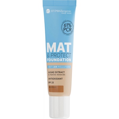 Bell Hypoallergenic dlhotrvajúci zmatňujúci make-up SPF 25 08 Espresso 30 g
