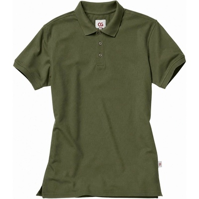 CG Workwear Gastro polokošile Iseo se zpevněnými švy zelená olivová CGW720