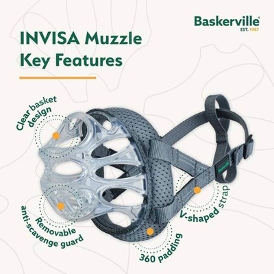 Baskerville náhubek INVISA vel. 1