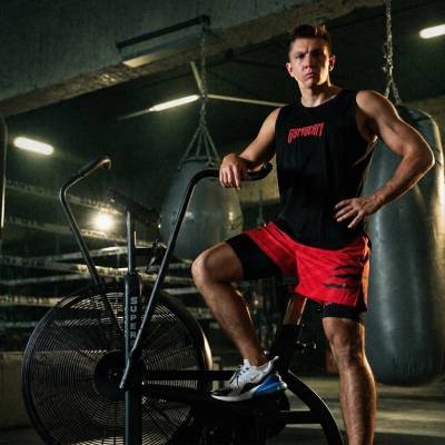 GymBeam Grind 2in1 Red