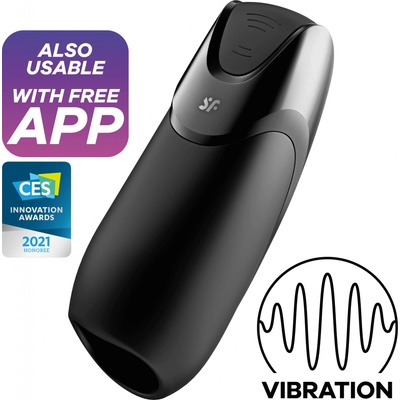 Satisfyer Men Vibration+ Connect App Black