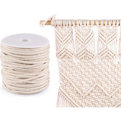 Šňůra na drhání a macrame 4mm