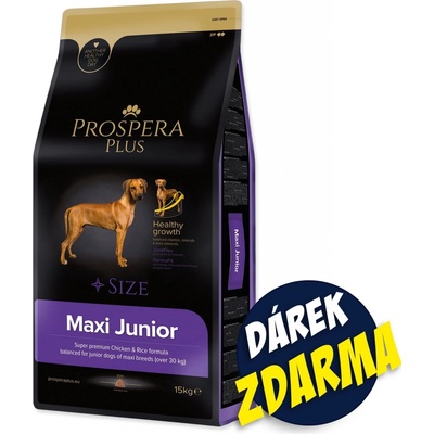 Prospera Plus Maxi Junior kuře s rýží 15 kg