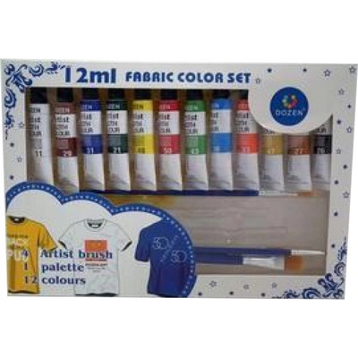 Farby na textil Ali 12 x 12 ml
