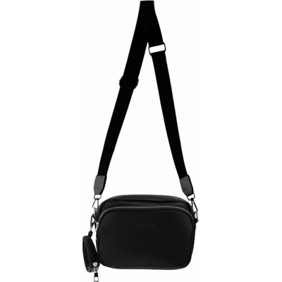 CHLOE dámska crossbody koženková kabelka Čierna