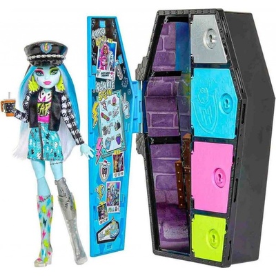 Mattel Monster High Skulltimate Secrets Fashion Set With Dress-Up Locker Frankie Stein HKY62
