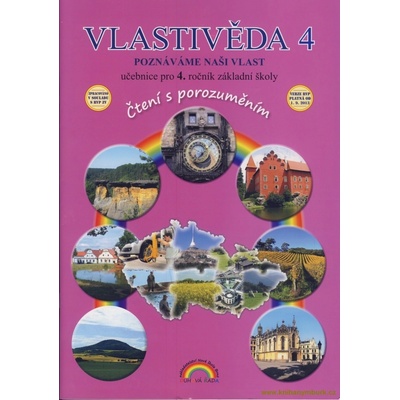 Vlastivěda 4, Poznáváme naši vlast – učebnice, Čtení s porozuměním - Soňa Hroudová, Jakub Cimala – Hledejceny.cz