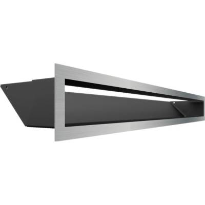 Kratki Mriežka LUFT 90 x 800 mm nerezová 45S