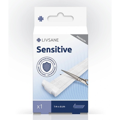 LIVSANE Náplast na citlivou pokožku 1 m x 6 cm