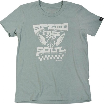 Fasthouse Youth Sunshine Tee Heather Blue