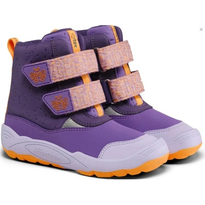 Affenzahn Dětské barefoot sněhule Winter Boot Vegan Blizzy Butterfly