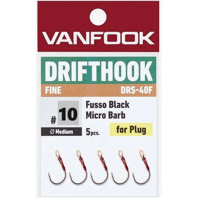 VANFOOK DRIFTHOOK DRS-40F vel.10 5 ks