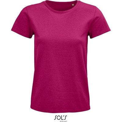 SOL'S Pioneer Women Dámske tričko červená fuchsia