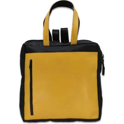 Omaking kožený batoh Toku Stockholm Yellow 10 l