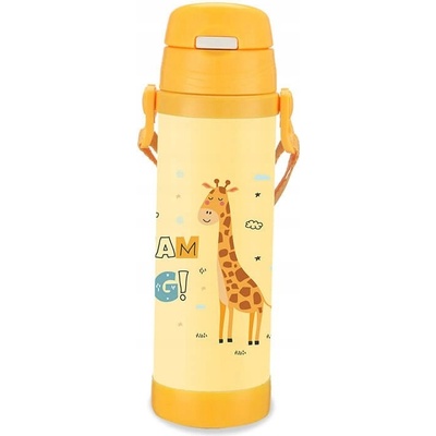 Maestro Termohrnek pro děti 500 ml Žirafa