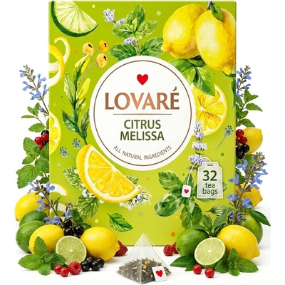 LOVARÉ Citrus Melissa 64 g 32 ks