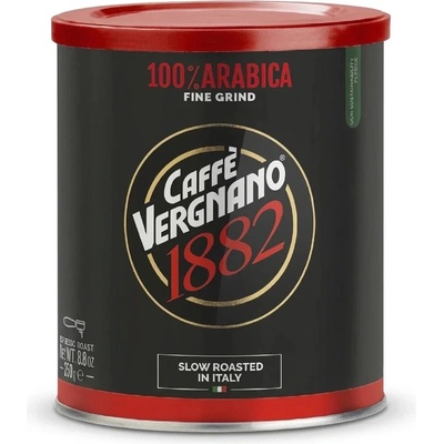 Caffè Vergnano 1882 100% Arabica Espresso pražená mletá káva 250 g