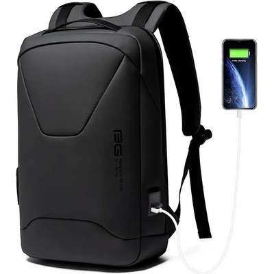 BANGE Business batoh s USB + zámek SEUDA Černý 16L Bange BG22188