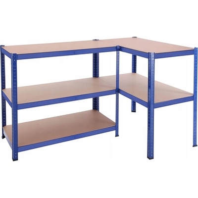SONGMICS Regál Wera 100x200 cm modrý