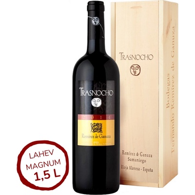 Remírez de Ganuza Trasnocho Magnum suché červené 2019 14,5% 1,5 l (dřevěná kazeta)