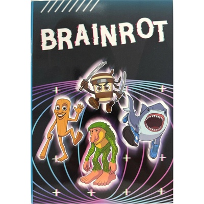 GIM S.A. Linkovaný sešit BRAINROT Sahur B5