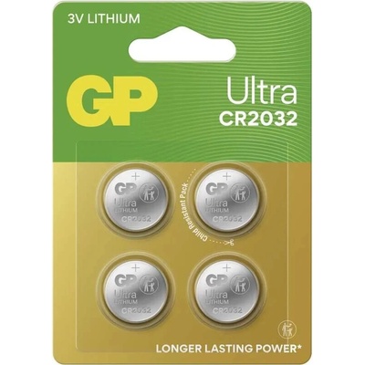 GP Ultra CR2032 4ks 1042203224 – Hledejceny.cz