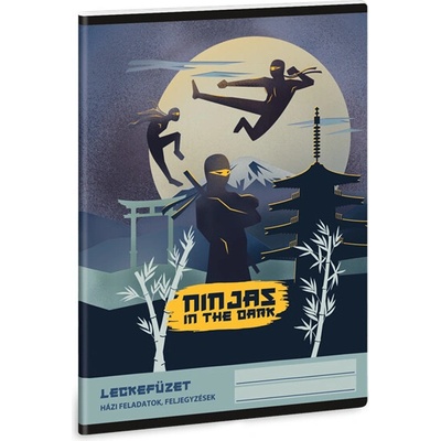 Ars Una Ninjas in the dark 25 5457 zošit formátu A5