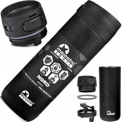 Majestic Sport termohrnek NORD 600 ml černý