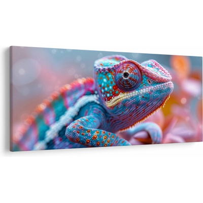 Obraz - Sfarbený chameleón, jednodielne 250x125 cm