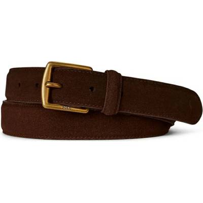 Polo Ralph Lauren pásek pánský semišový 405978787 hnědá