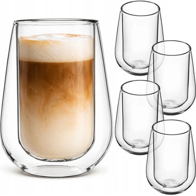 Kadax Sklenice na kávu 4 x 260 ml