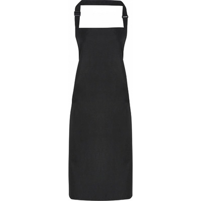 Premier Workwear Voděodolná pracovní zástěra odolná vůči bělícím prostředkům černá Pantone Black C 72x86cm PW115