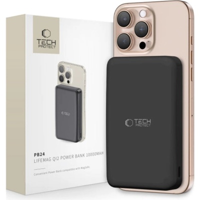 Tech-Protect PB24 Lifemag QI2 MagSafe 10000mAh černá
