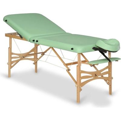 Habys Skladací masážny stôl Panda Plus Farba: čierna 5 Vinyl Flex Veľkosť a farba rámu: 180 x 70 cm - buk svetlý 180 x 70 cm 13,9 kg 6 farieb