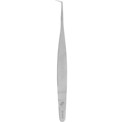 Staleks TE-40/8 Expert Professional eyelash tweezers curved for volume extension