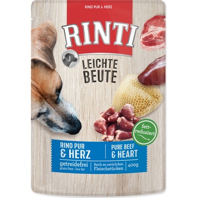 Rinti Leichte Beute hovězí & kuřecí srdíčka 400 g