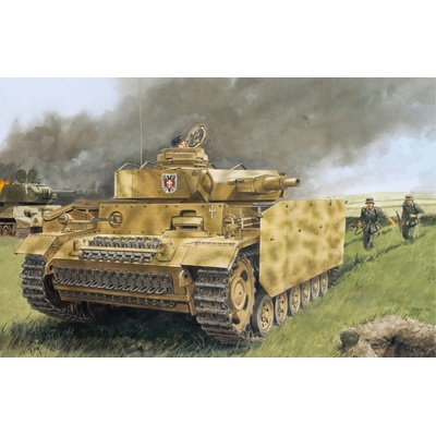 Dragon Model Kit tank 7407 PZ.KPFW.III AUSF.N W/SIDE SKIRT ARMOR 1:72