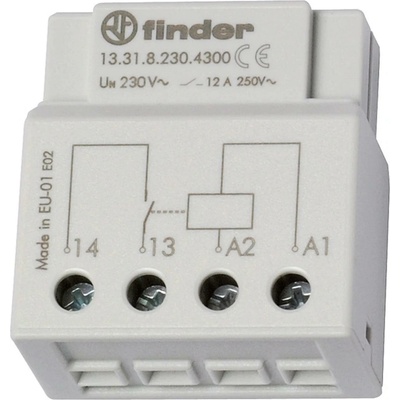 FINDER Spínací relé, 13.31.8.230.4300, 1Z/12A, 230V AC, AgSnO2 133182304300